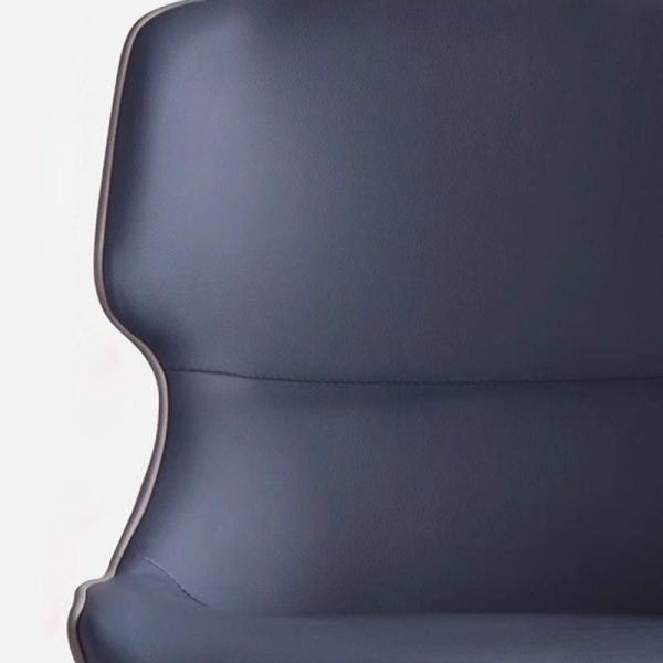 Modern Simplicity Square Cushion Artificial PU Leather Carbon Steel Dining Chair Backrest For Dining Room - Image 6