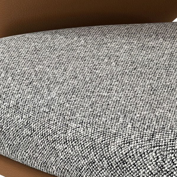 Modern Luxury Square Metal Leather Foam Dining Chair Four Legs Backrest For Dining Room - Image 6