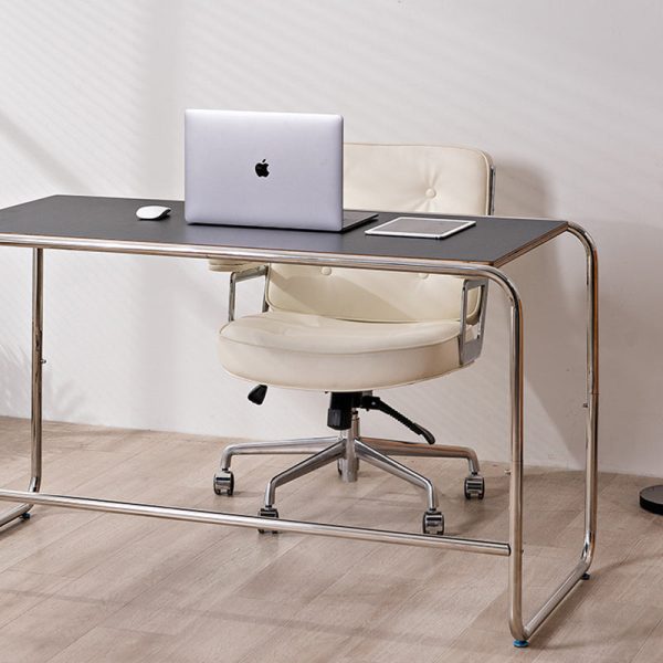 Modern Minimalist Rectangular MDF Stainless Steel Desks For Home Office - Image 14