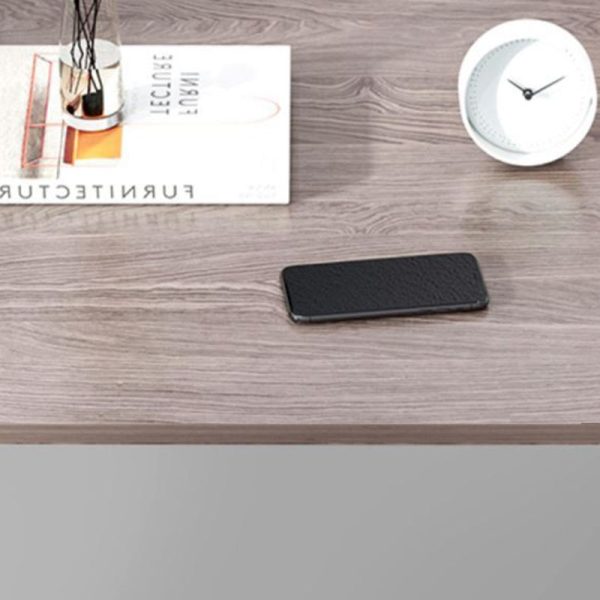 Modern Minimalist Square Table Top High Density Panel Nightstand 1-Drawer For Bedroom - Image 5
