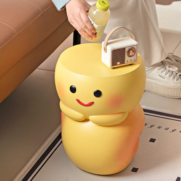 Contemporary Creative Fruit Watermelon Peach Design Resin End Table For Living Room - Image 10