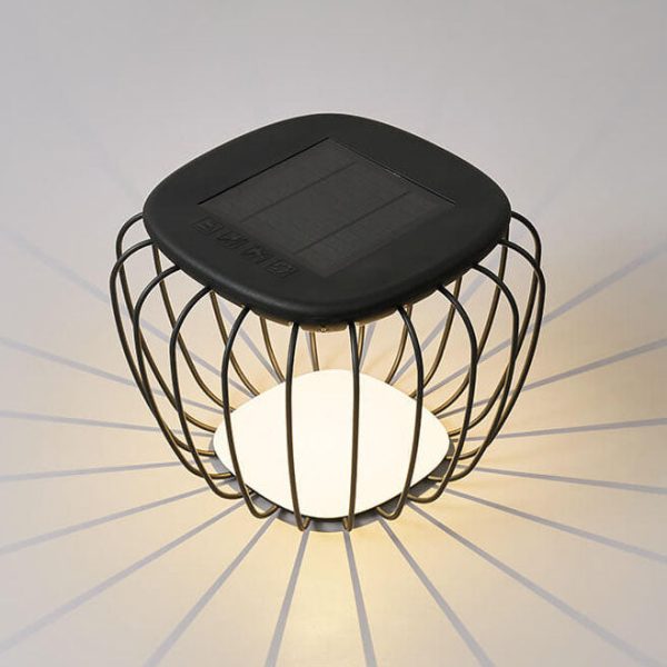 Solar Creative Minimalist PE Cage Decoration LED Outdoor Landscape Light - Image 13