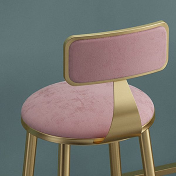 Contemporary Scandinavian Iron Velvet Sponge Marble Round Rectangular Bar Stool & Table Set For Kitchen - Image 10