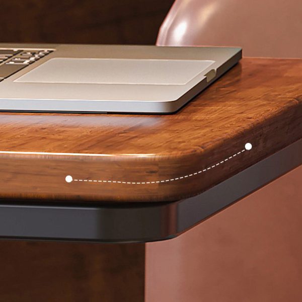 Modern Minimalist Rectangular C-Shape Plank Stainless Steel End Table For Living Room - Image 7