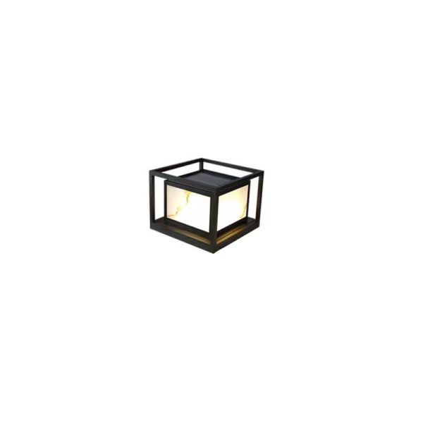 Modern Solar Square Chinese Outdoor Column Head Light LED Lawn Landscape Light - Image 5