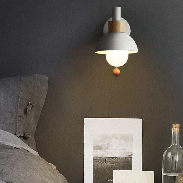 Nordic Macaron Globe 1-Light Wall Sconce Lamp - Image 8