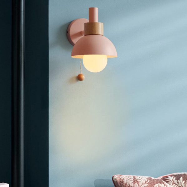 Nordic Macaron Globe 1-Light Wall Sconce Lamp - Image 3