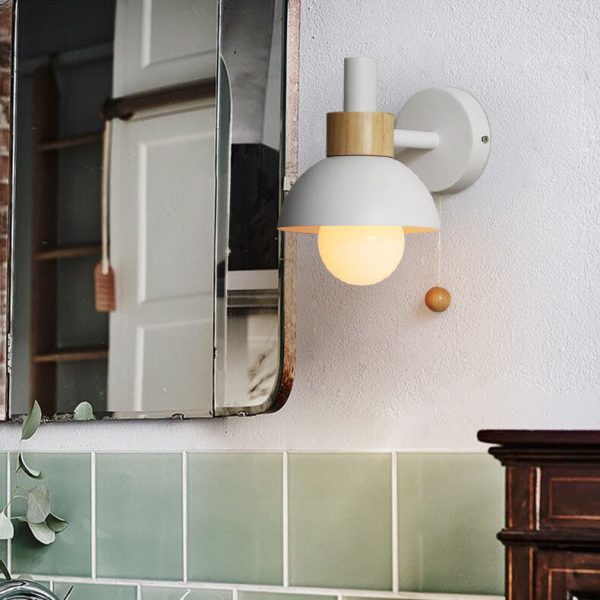 Nordic Macaron Globe 1-Light Wall Sconce Lamp - Image 11