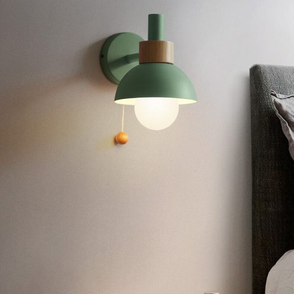 Nordic Macaron Globe 1-Light Wall Sconce Lamp - Image 2
