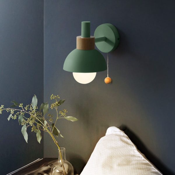 Nordic Macaron Globe 1-Light Wall Sconce Lamp - Image 5