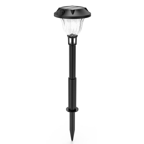 4-Pack LED Waterproof Black Modern Intelligent Solar Lights Outdoor Lawn Lamp - Image 14