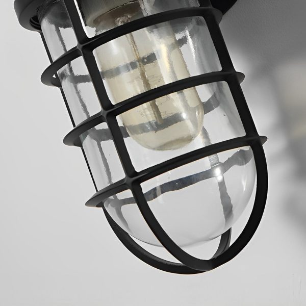 Retro Cage Shape LED 4w Waterproof American-style Outdoor Wall Lamp - Image 10