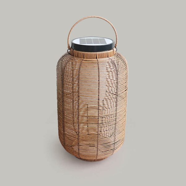 Outdoor Solar Rattan Weaving Round Jar LED Waterproof Garden Landscape Light - Image 12