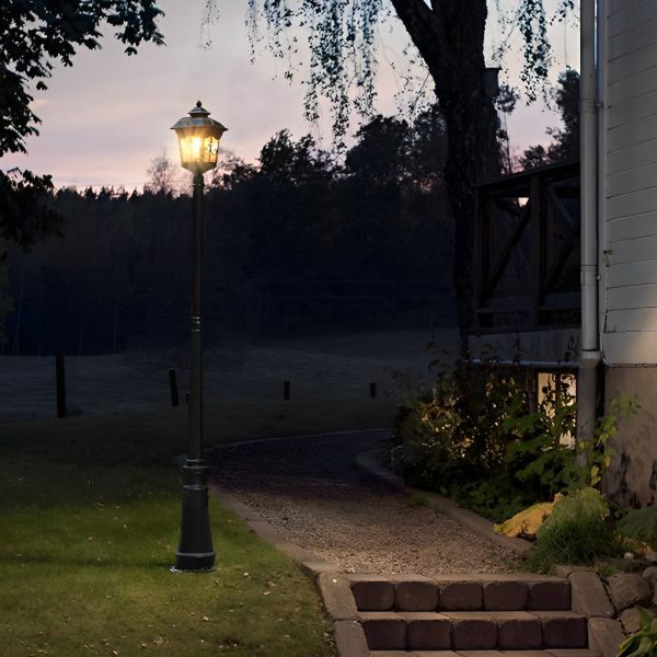 Retro Minimalist LED Waterproof European Style Garden Lamp Post Lights - Image 8