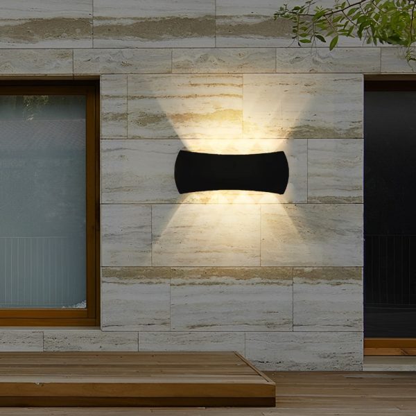 Outdoor Up Down Light LED Waterproof Exterior Aluminum Wall Lights - Image 3