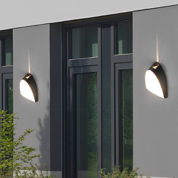 Creative LED Waterproof Aluminum Black Modern Outdoor Wall Sconce Lighting - Image 8