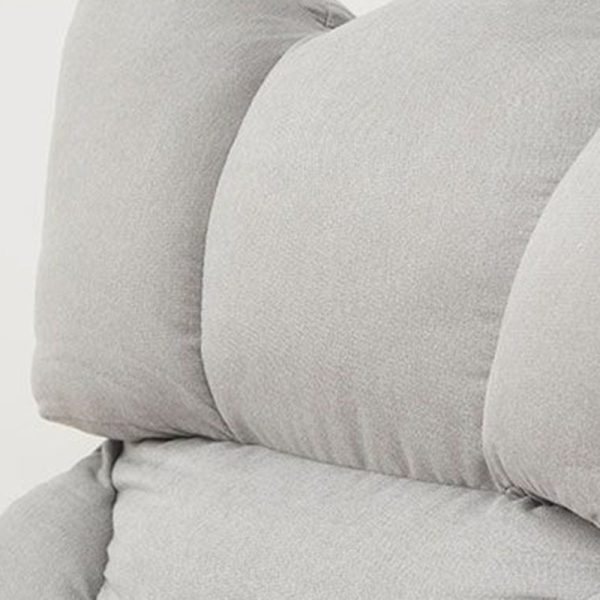 Modern Simplicity Fabric Upholstered Wood Frame Accent Chair Adjustable Backrest Armrest For Home Office - Image 6