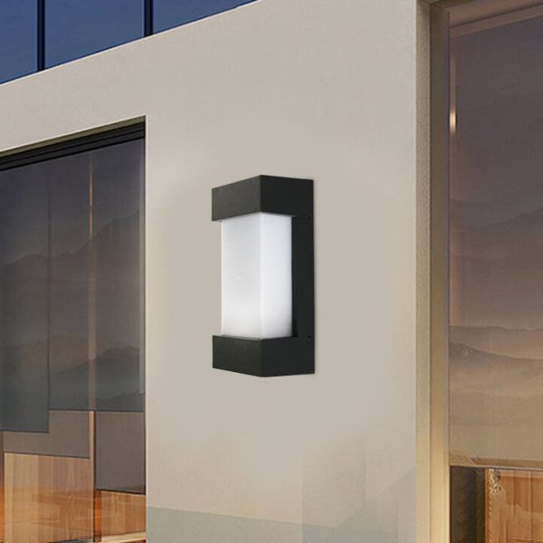 Modern Simple Square Acrylic Outdoor Waterproof LED Wall Sconce Lamp - Image 18