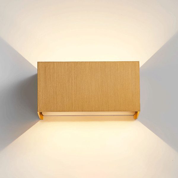 Nordic Minimalist Aluminum Square Flat Adjustable Beam LED Reading Wall Sconce Lamp - Image 4