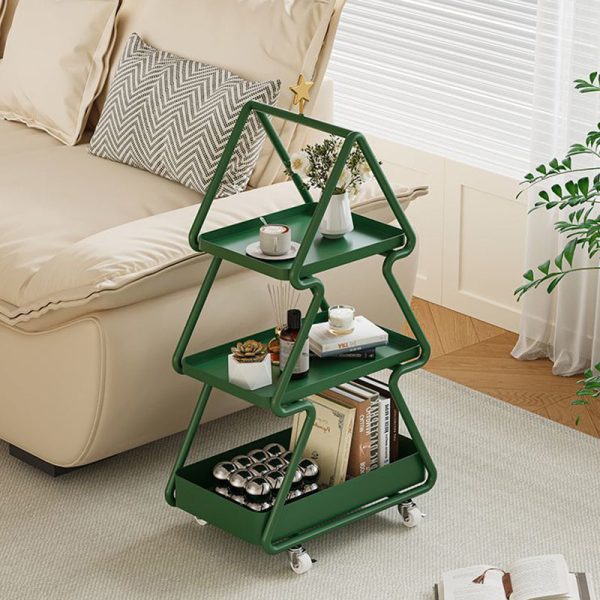 Contemporary Creative Christmas Tree Iron End Table 3-Tier For Living Room - Image 12
