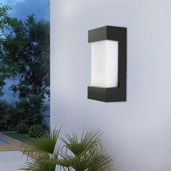 Modern Simple Square Acrylic Outdoor Waterproof LED Wall Sconce Lamp - Image 19