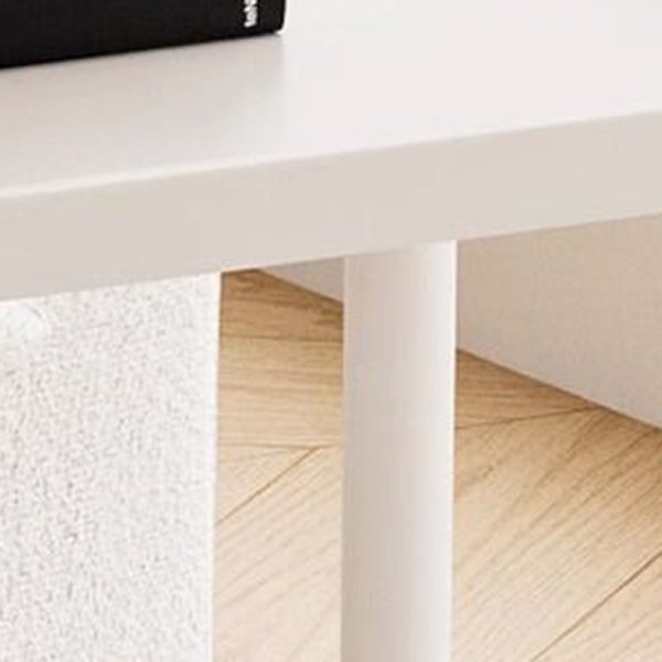 Modern Simplicity Tray Top Leather Storage Movable End Table 2-Tier For Living Room - Image 10