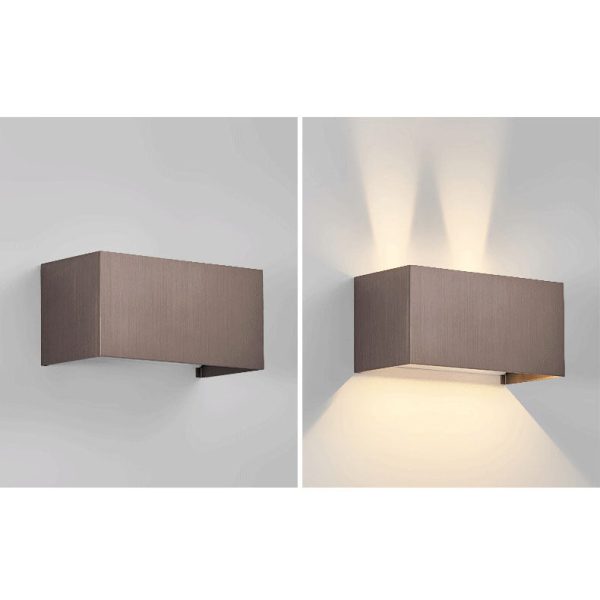 Nordic Minimalist Aluminum Square Flat Adjustable Beam LED Reading Wall Sconce Lamp - Image 17