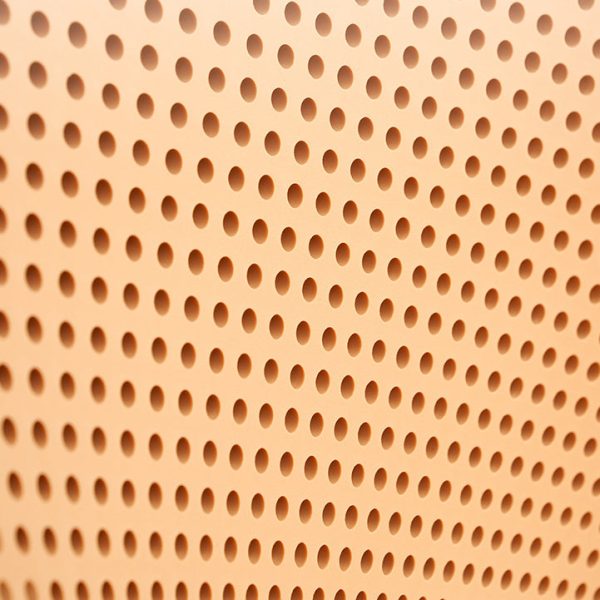 Modern Minimalist Square Hollowed Out Dots Backrest Plastic Iron Dining Chair Armrest For Dining Room - Image 7