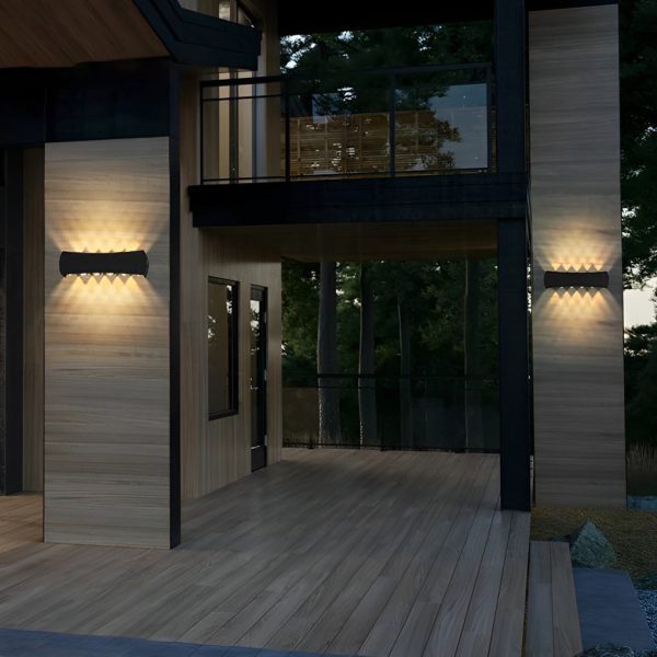 Outdoor Up Down Light LED Waterproof Exterior Aluminum Wall Lights - Image 5