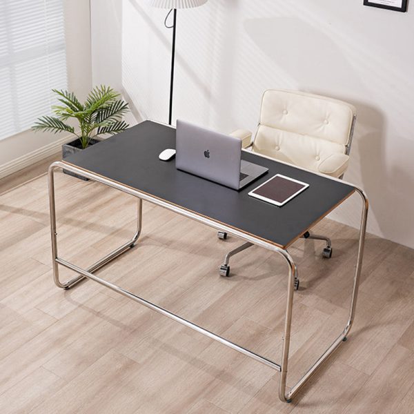 Modern Minimalist Rectangular MDF Stainless Steel Desks For Home Office - Image 16