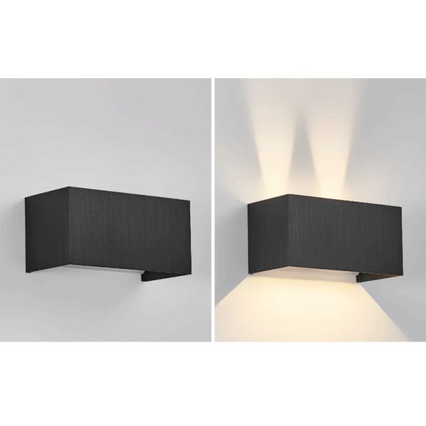 Nordic Minimalist Aluminum Square Flat Adjustable Beam LED Reading Wall Sconce Lamp - Image 18