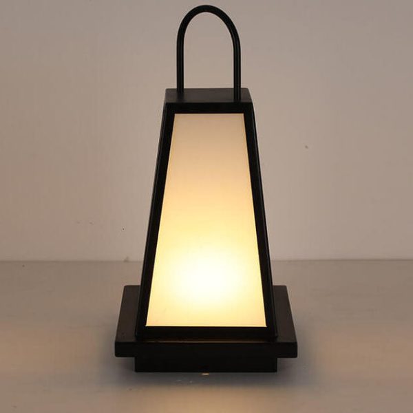 Modern Outdoor Solar Geometric Column Waterproof LED Garden Landscape Light - Image 6