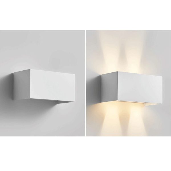Nordic Minimalist Aluminum Square Flat Adjustable Beam LED Reading Wall Sconce Lamp - Image 19