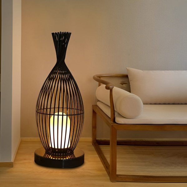 Industrial Courtyard Waterproof Caged LED Floor Lamp - Image 11