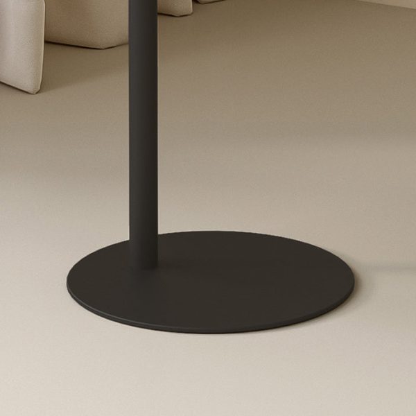 Modern Minimalist Geometric Round Iron End Table For Living Room - Image 6