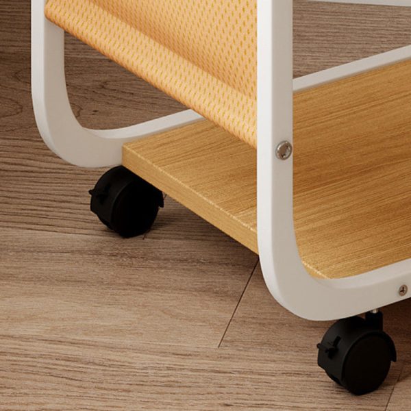 Modern Minimalist Rectangular MDF Stainless Steel End Table 2-Tier Removable For Living Room - Image 6
