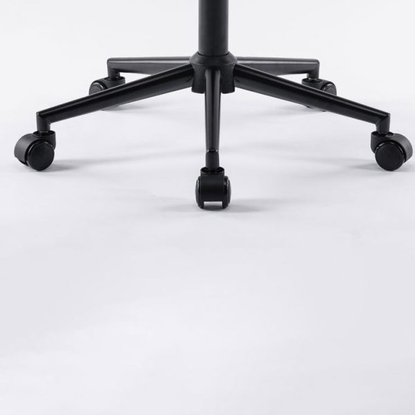 Contemporary Scandinavian Microfiber Leather Fabric Steel Sponge Square Desk Chair Backrest Armrest Adjustable For Home Office - Image 7