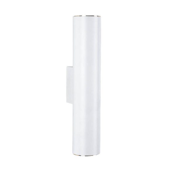 Simple Aluminum Cylindrical 2-Light Wall Sconce Lamp - Image 22