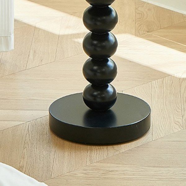 Traditional Vintage Round Beaded Wooden Coffee Table For Living Room - Image 10