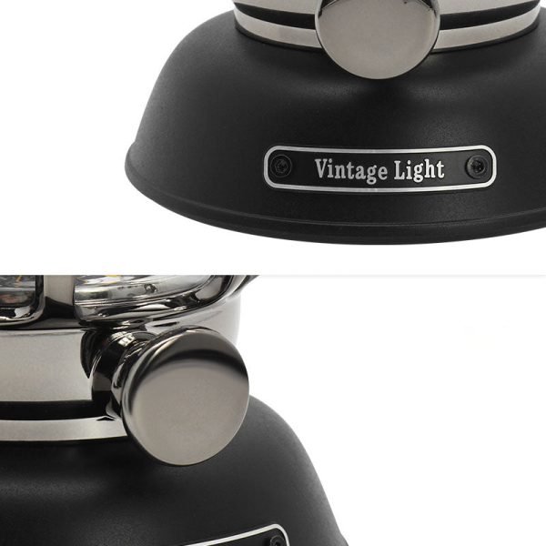 Modern Minimalist Waterproof Cylindrical Iron ABS LED USB Camping Outdoor Light For Outdoor Patio - Image 7
