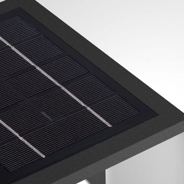 Simple Patio Solar Post Head Light Square LED Outdoor Landscape Light - Image 13