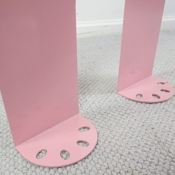 Modern Minimalist Square Table Top Cold Rolled Plate Side Table 4-Leg For Living Room - Image 7