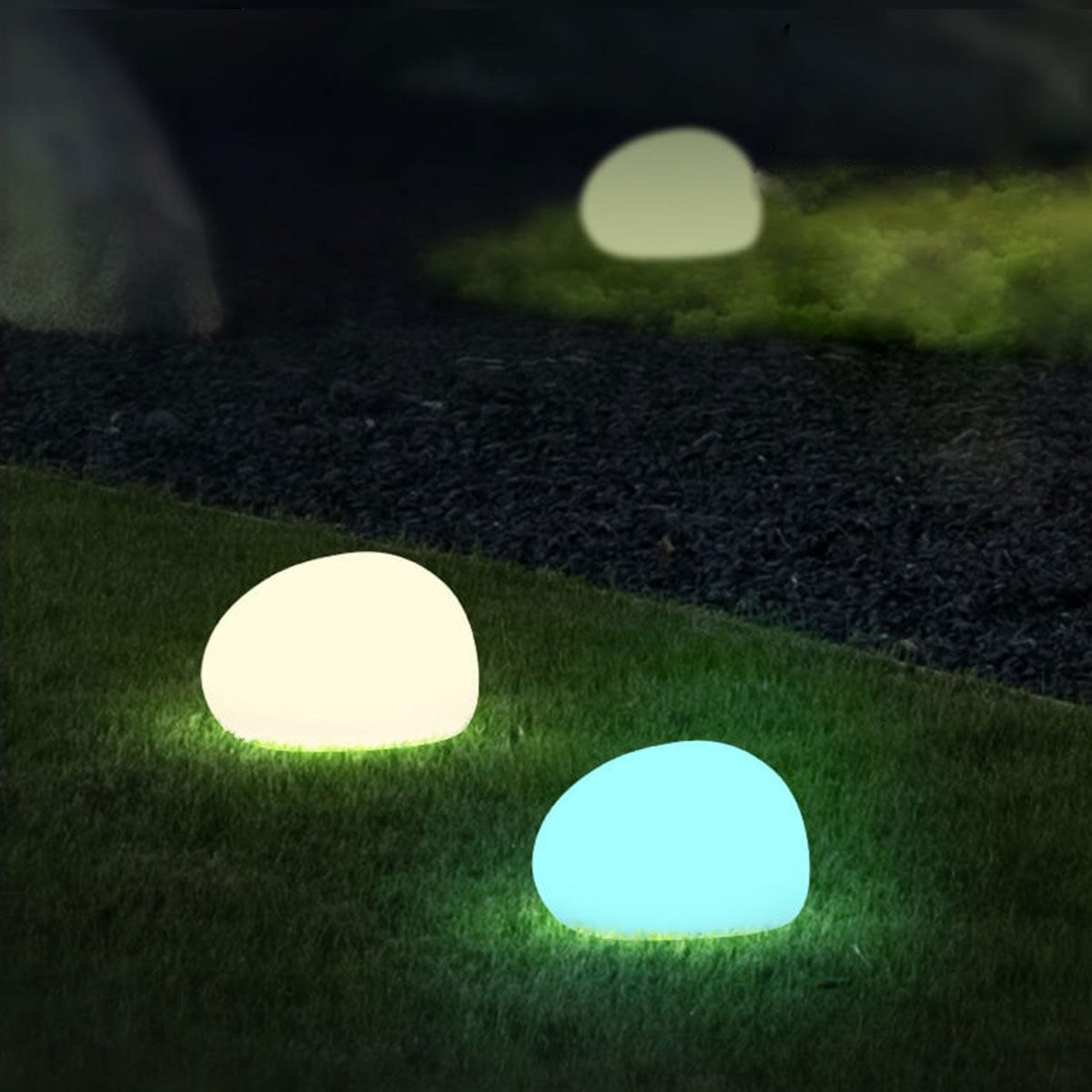 Solar Waterproof PE Spherical LED Outdoor Decorative Lawn Light - Image 14