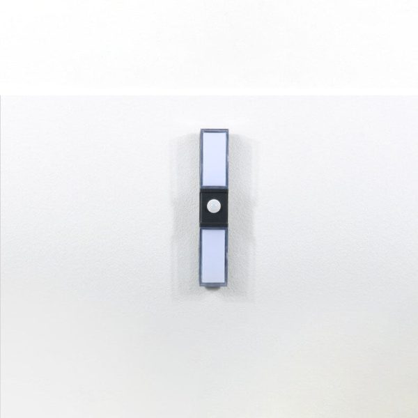 Modern Simple Rectangular Aluminum PC Induction Outdoor Waterproof LED Wall Sconce Lamp - Image 5