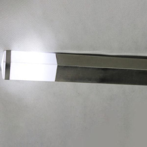 Modern Black White Rectangular Outdoor Patio 1-Light Landscape Lawn Light - Image 8