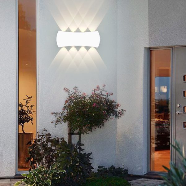Outdoor Up Down Light LED Waterproof Exterior Aluminum Wall Lights - Image 4