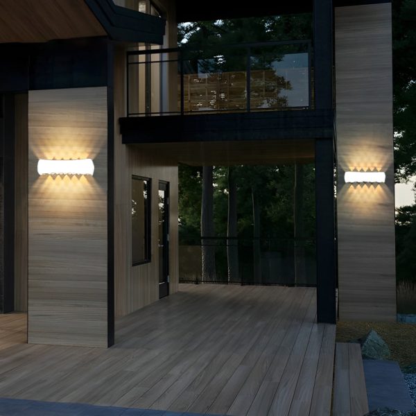 Outdoor Up Down Light LED Waterproof Exterior Aluminum Wall Lights - Image 6