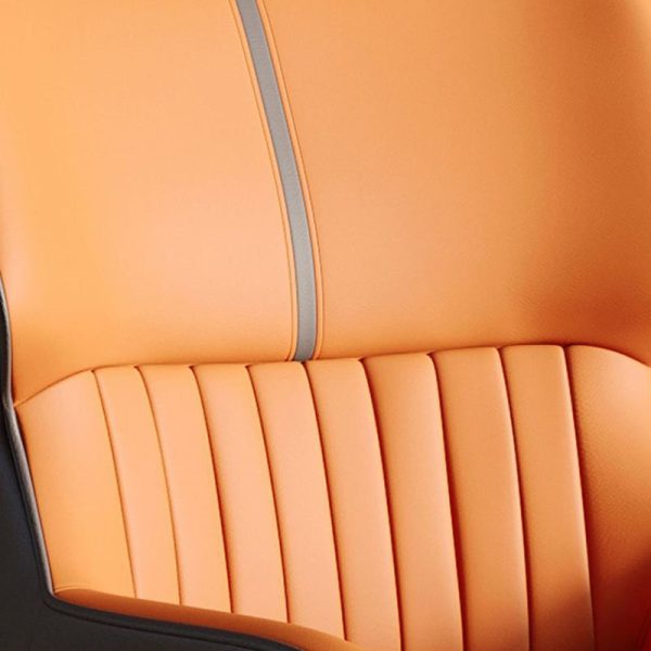 Modern Minimalist Steel Leather Dining Chair Backrest Armless For Dining Room - Image 9