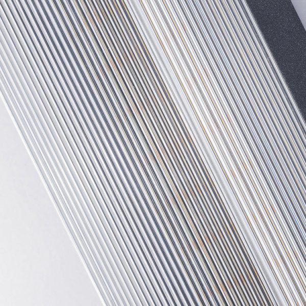 Modern Minimalist Waterproof Striped Rectangle Stainless Steel Acrylic Wall Sconce Lamp For Outdoor Patio - Image 10