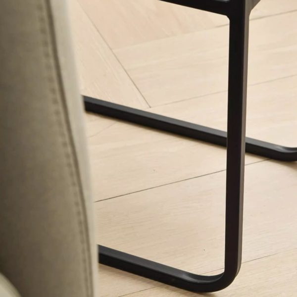 Modern Simplicity Rectangular Frame Iron Side Table 4-Leg For Living Room - Image 5